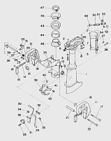Дейдвуд и струбцина 2-Х ТАКТНОГО ПЛМ SEA-PRO T5P