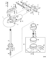 Jet Unit 4-Х ТАКТНОГО ПЛМ MERCURY 25 Серийный номер от 0R106999 и выше