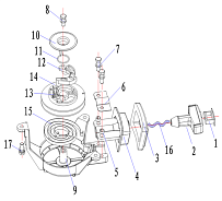 Стартер 2-х тактного ПЛМ SEANOVO 3F