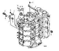 Датчики 4-Х ТАКТНОГО ПЛМ MERCURY 80 Серийный номер от 1B227000 до 1B366822