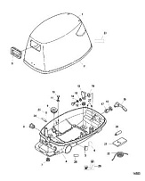 Капот 4-Х ТАКТНОГО ПЛМ MERCURY 6 Серийный номер от 0P401000 и выше