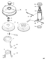 Маховик и стартер 2-Х ТАКТНОГО ПЛМ MERCURY 90 Серийный номер от 0G760300 до 0T979999