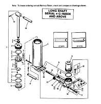 Manual Tilt Components 2-Х ТАКТНОГО ПЛМ MERCURY 60 Серийный номер от 0A721308 и выше