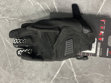 Перчатки взрослые VEMAR XD2-116  цв. Черный с белым  р. M