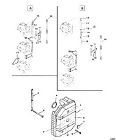 Пластина аттенюатора 2-Х ТАКТНОГО ПЛМ MERCURY 60 Серийный номер от 0T980000 и выше