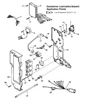 Электрика (USA-0G127500 - 0G437999)(BEL-9836633 - 9926999) 2-Х ТАКТНОГО ПЛМ MERCURY 90 Серийный номер от 0D283222 до 0G760299