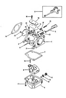 Карбюратор 2-Х ТАКТНОГО ПЛМ MERCURY 90 Серийный номер от 9506481 до 9589038