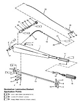 Компоненты ручного управления (Часть 1) 2-Х ТАКТНОГО ПЛМ MERCURY 90 Серийный номер от 9793577 до 0P016999
