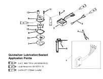 Компоненты топливного насоса 2-Х ТАКТНОГО ПЛМ MERCURY 90 Серийный номер от 9793577 до 0P016999