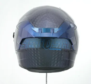 Шлем интеграл карбоновый HETOSHI FF936S CARBON 6K CUBIC CHAMELEON BLUE р.XL