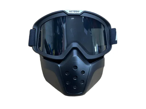Очки зимние HETOSHI Face Mask FJ05-3 (двойное стекло) цв.Черный цв.стекла Черный
